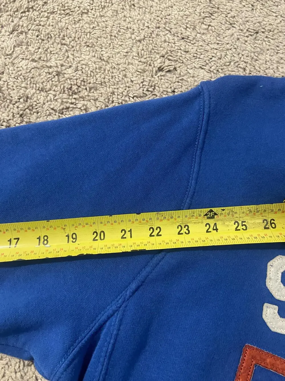 Nike Hoodie Sweatshirt Mens Small Blue Pullover Fleece Super Flight Stars
